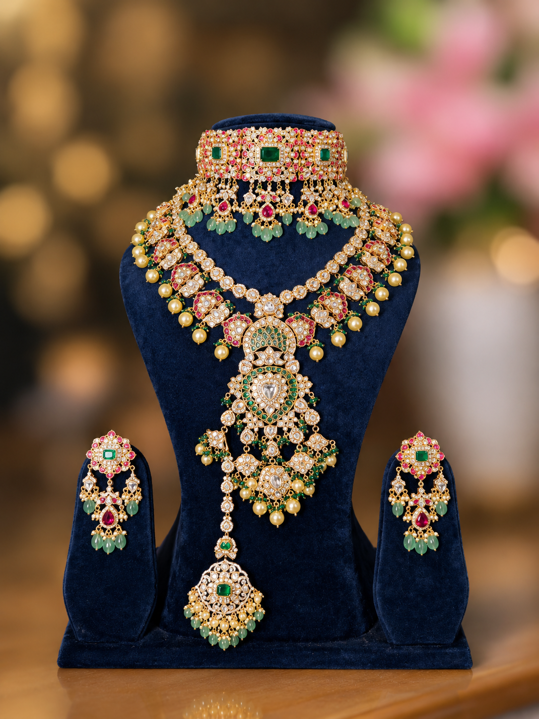 Bridal Kundan Necklace Set