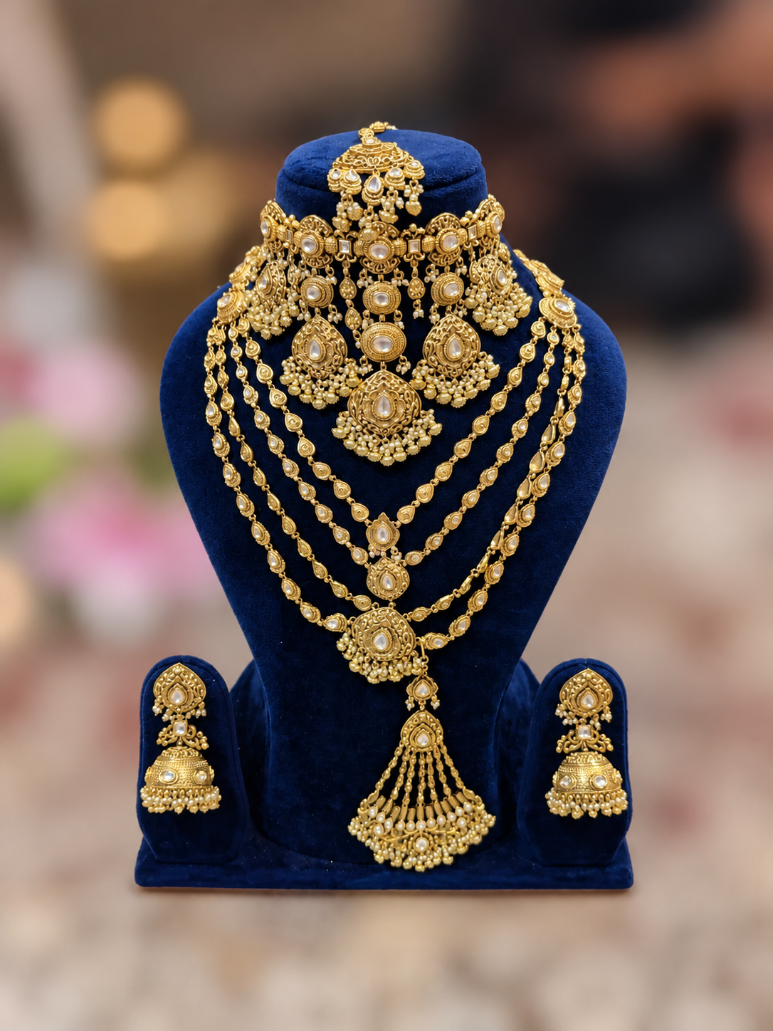 Bridal Kundan Necklace Set