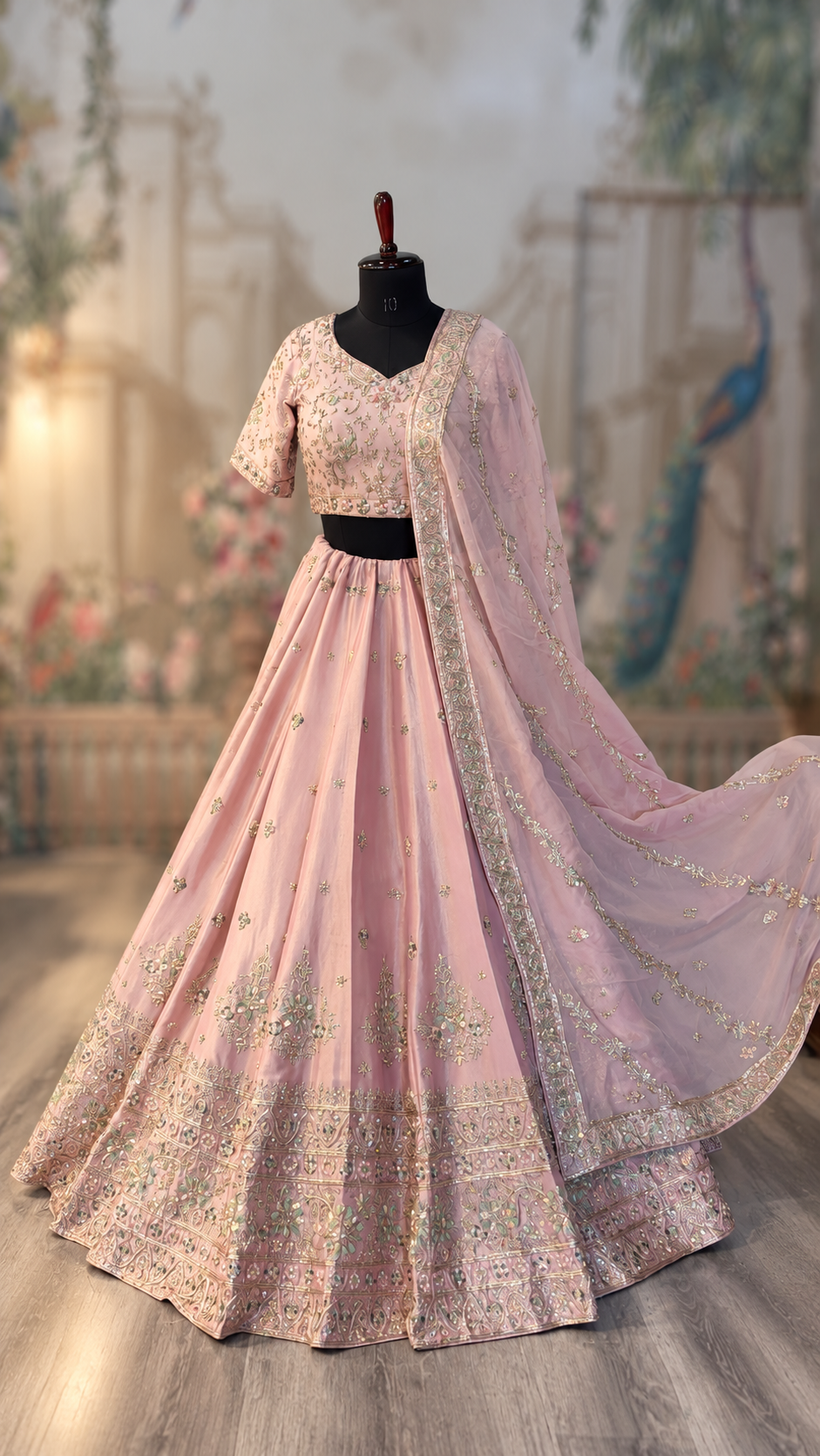 Multi Colour Bridal Lehenga