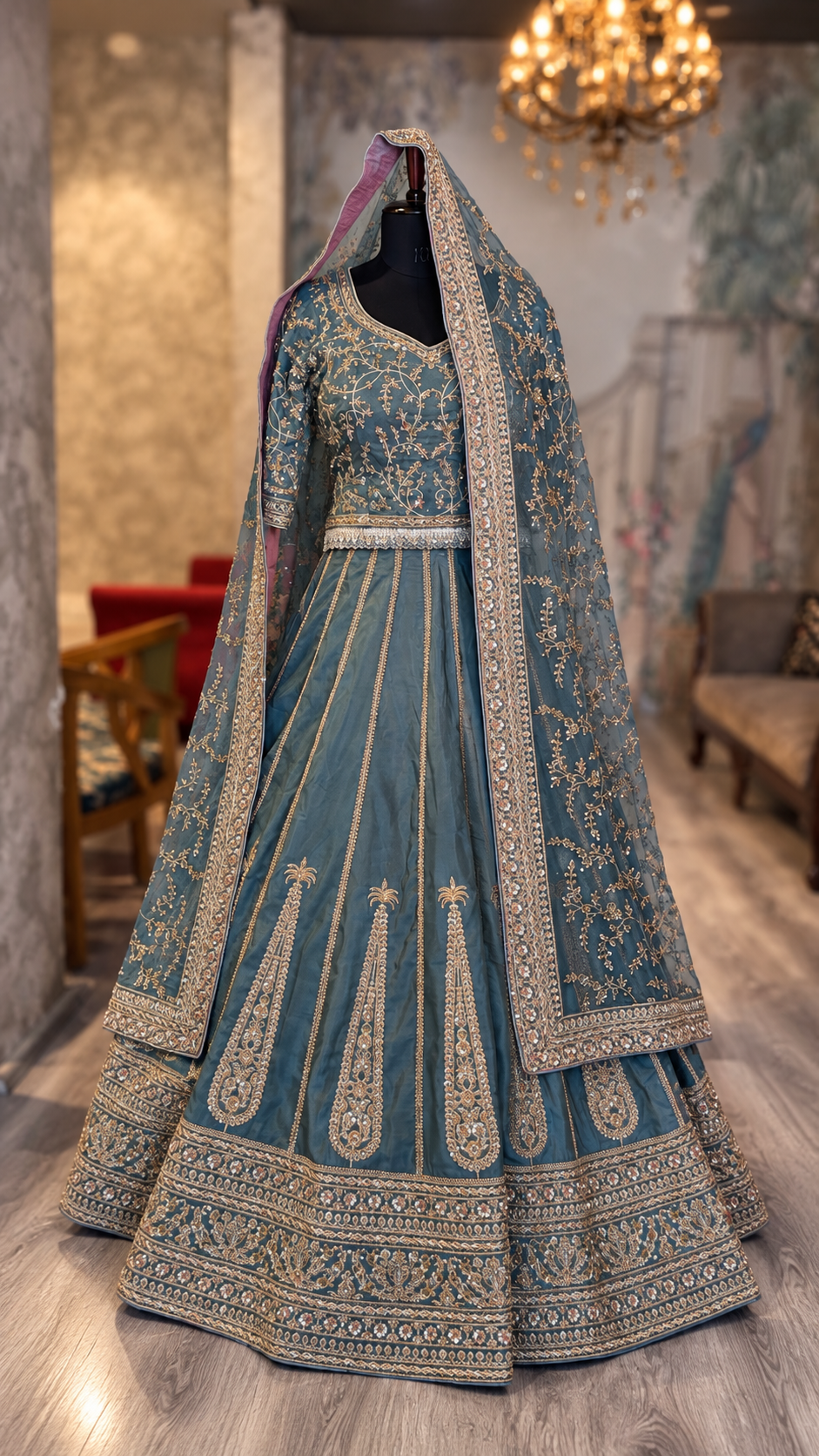 Bridal Rose Pink Lehenga