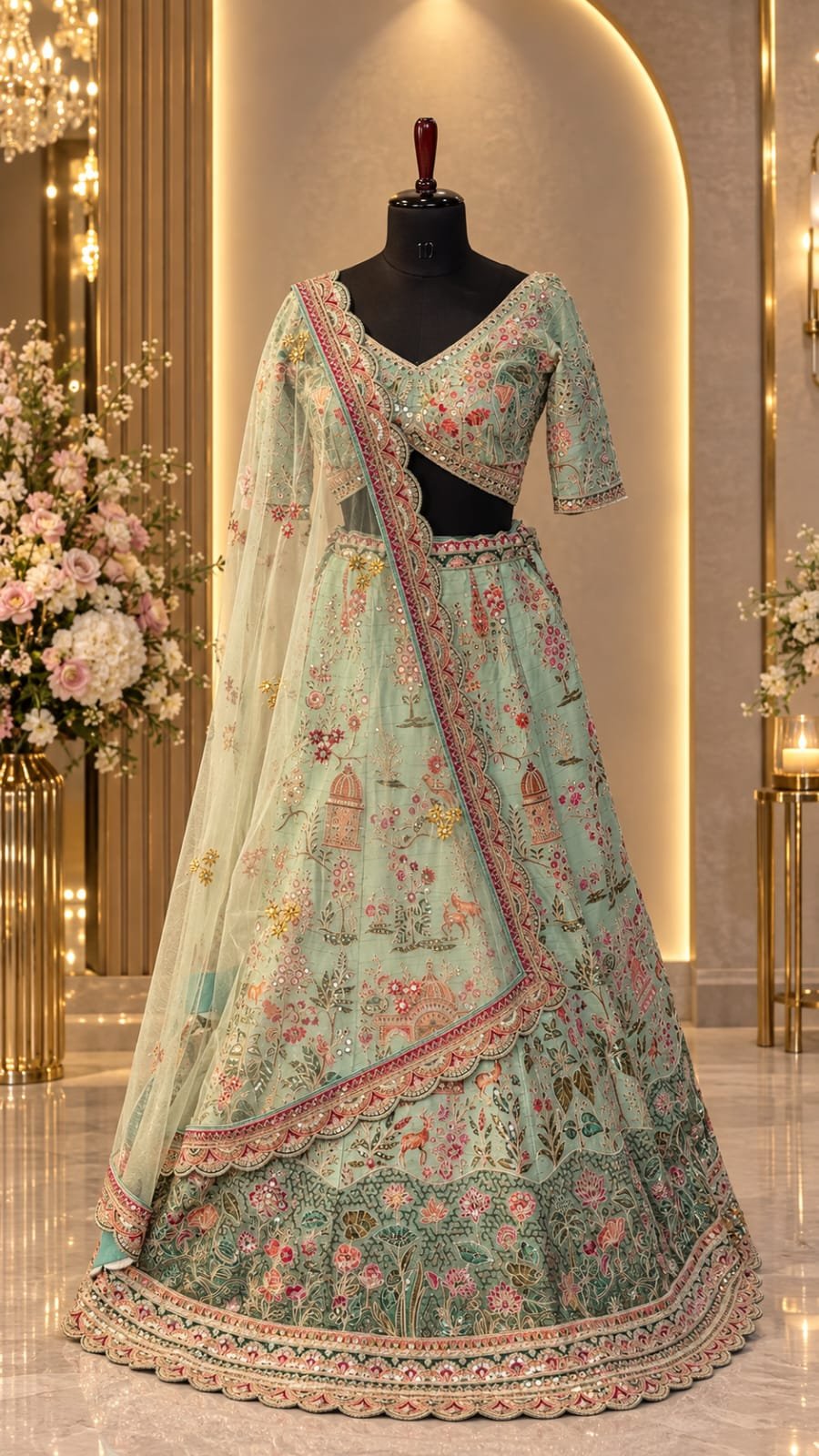 Bridal Rose Pink Lehenga